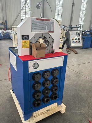 Хорошая цена. 2 дюймовая кнопка управления 5.5kw/7.5kw 300 шт/ч с быстрой сменой форм инструменты гидравлическая шланг скремпинга онлайн