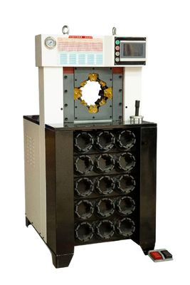 Супер толщина 3 дюйма с 15 штрих 6-76 мм Черный цвет AC шланг скремпинговый аппарат с быстрой сменой формовых инструментов удерживают более быструю скремпинговую силу 650Т гидравлический шланг скремпер