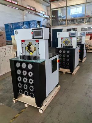 3-дюймовый 6-76 мм с 15 матрицами Высокое давление Сверхтолстый черный цвет Процесс обжима шлангов Машина для обжима шлангов переменного тока/обжимной станок для шлангов/пресс для шлангов с более быстрой силой обжима 1500T