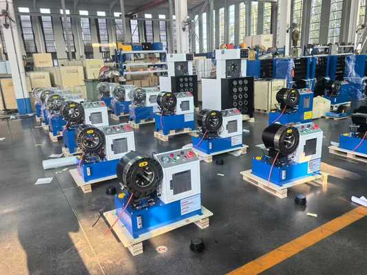 Хорошая цена. Обжимной станок для шлангов DX68 6-51 мм 2 дюйма гидравлический обжимщик онлайн