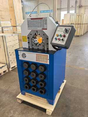 3 дюймовая гидравлическая шланговая скремп машина с 15 туфлями кнопки системы управления и быстрых изменений форм