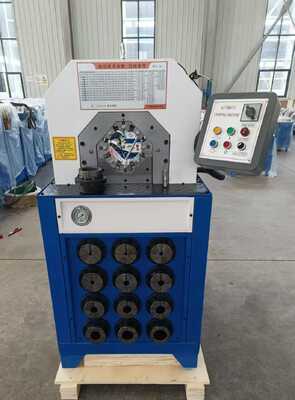 3 дюйма 6-76 мм гидравлический шланг скремпинговый аппарат с 15 взаимозаменяемыми мачтами и системой управления кнопками