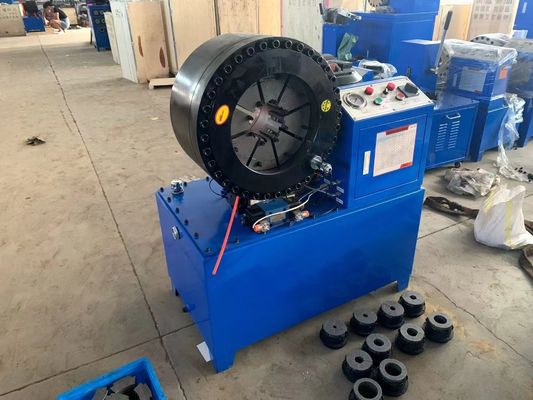 Хорошая цена. 220V/380V/415V 50/60Hz Гидравлическая 3-дюймовая шланговая скремпинговая машина с силой скремпинга 800 тонн с размером 850 * 530 * 940 мм онлайн