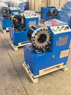 Хорошая цена. Мобильный опрессовочный станок DX68 с усилием обжима 600 тонн и производительностью 200 штук в час онлайн