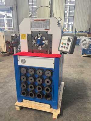 Хорошая цена. 1250KG Heavy Duty Hose Crimping Machine with 755*1045*1630MM Dimension and 1 Year Warranty онлайн