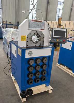 Хорошая цена. 3 дюймовая гидравлическая шланговая машина с 15 взаимозаменяемыми шлангами для эффективного нажатия шланга онлайн