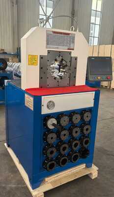 Хорошая цена. 3 дюйма 6-76 мм ПЛК-контроль гидравлический шланг скремпинга с 15 взаимозаменяемыми матрицами для эффективного сжатия шланга онлайн