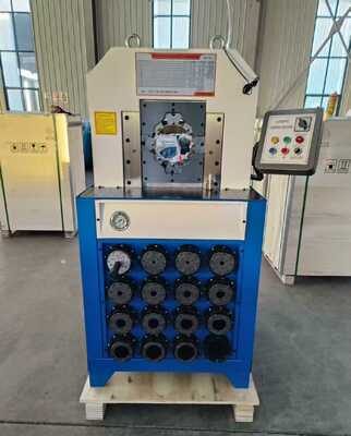 3-дюймовая гидравлическая обжимная машина для шлангов с кнопкой управления 6-76 мм с 15 сменными матрицами для эффективной обжимки шлангов