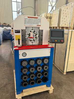 Хорошая цена. 3-дюймовая гидравлическая шланговая резьба с системой управления ПЛК 6-76 мм диапазон резьбы и 15 взаимозаменяемых штанг онлайн