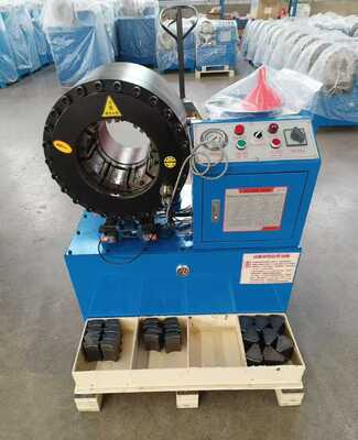 Хорошая цена. 3-дюймовая электрическая гидравлическая обжимная машина для шлангов с усилием обжима 800 тонн, диапазоном 6-76 мм и производительностью 200 шт./ч онлайн